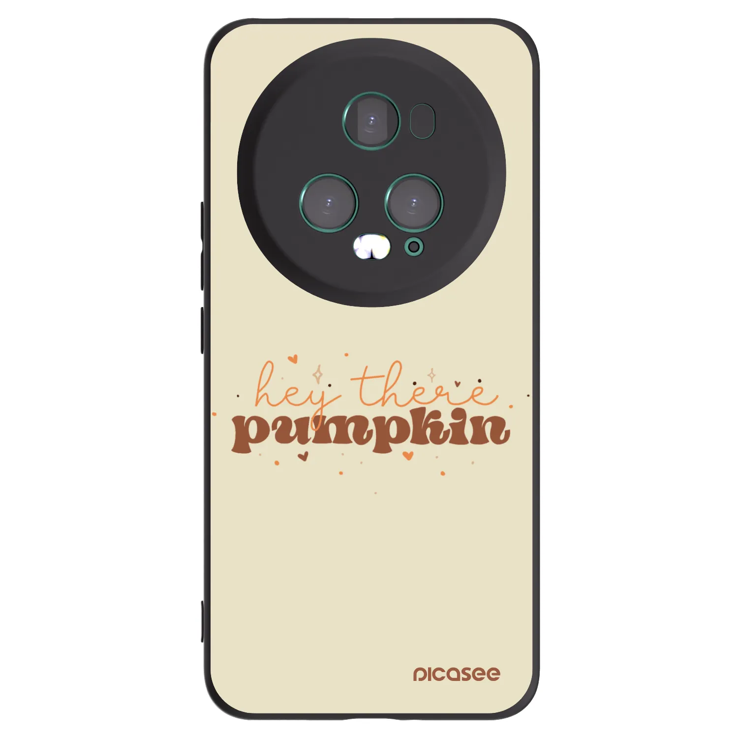 Picasee husă neagră din silicon pentru Honor Magic5 Pro - Hey there pumpkin