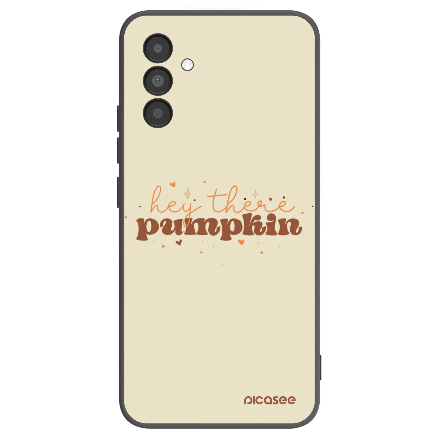 Picasee husă neagră din silicon pentru Samsung Galaxy A04s A047F - Hey there pumpkin