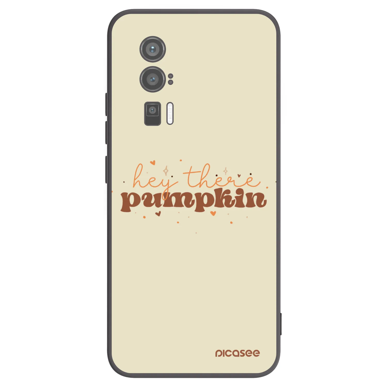 Picasee husă neagră din silicon pentru Xiaomi Poco F5 Pro 5G - Hey there pumpkin