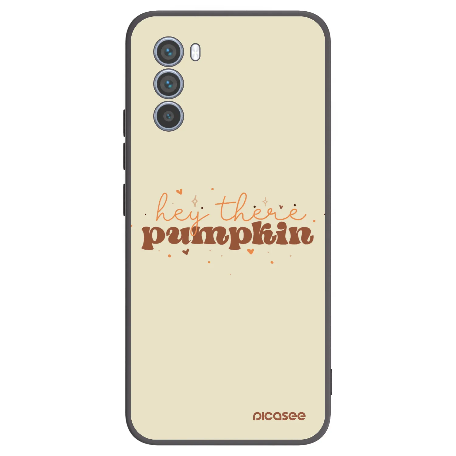 Picasee husă neagră din silicon pentru Motorola Moto G62 - Hey there pumpkin