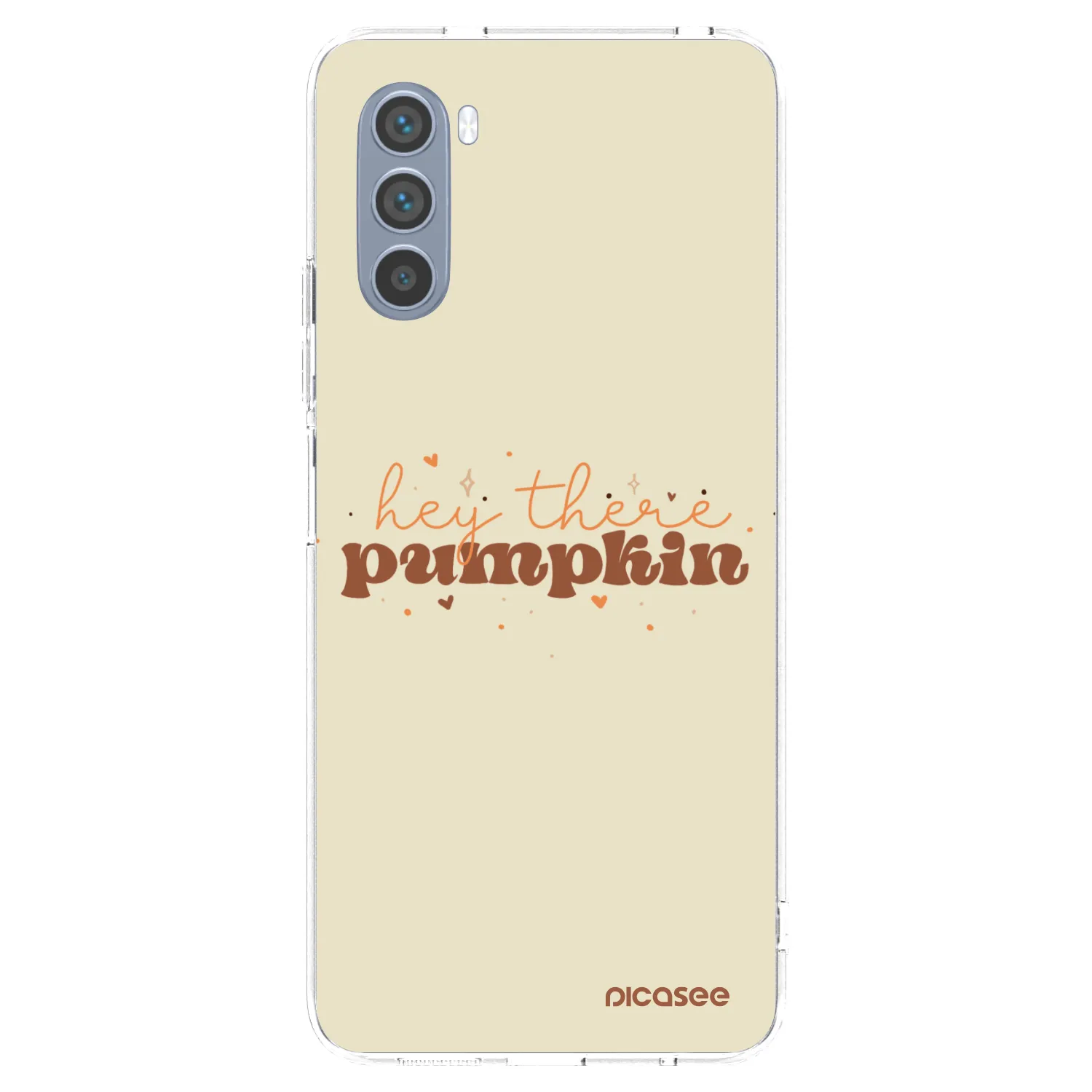 Picasee husă transparentă din silicon pentru Motorola Moto G62 - Hey there pumpkin