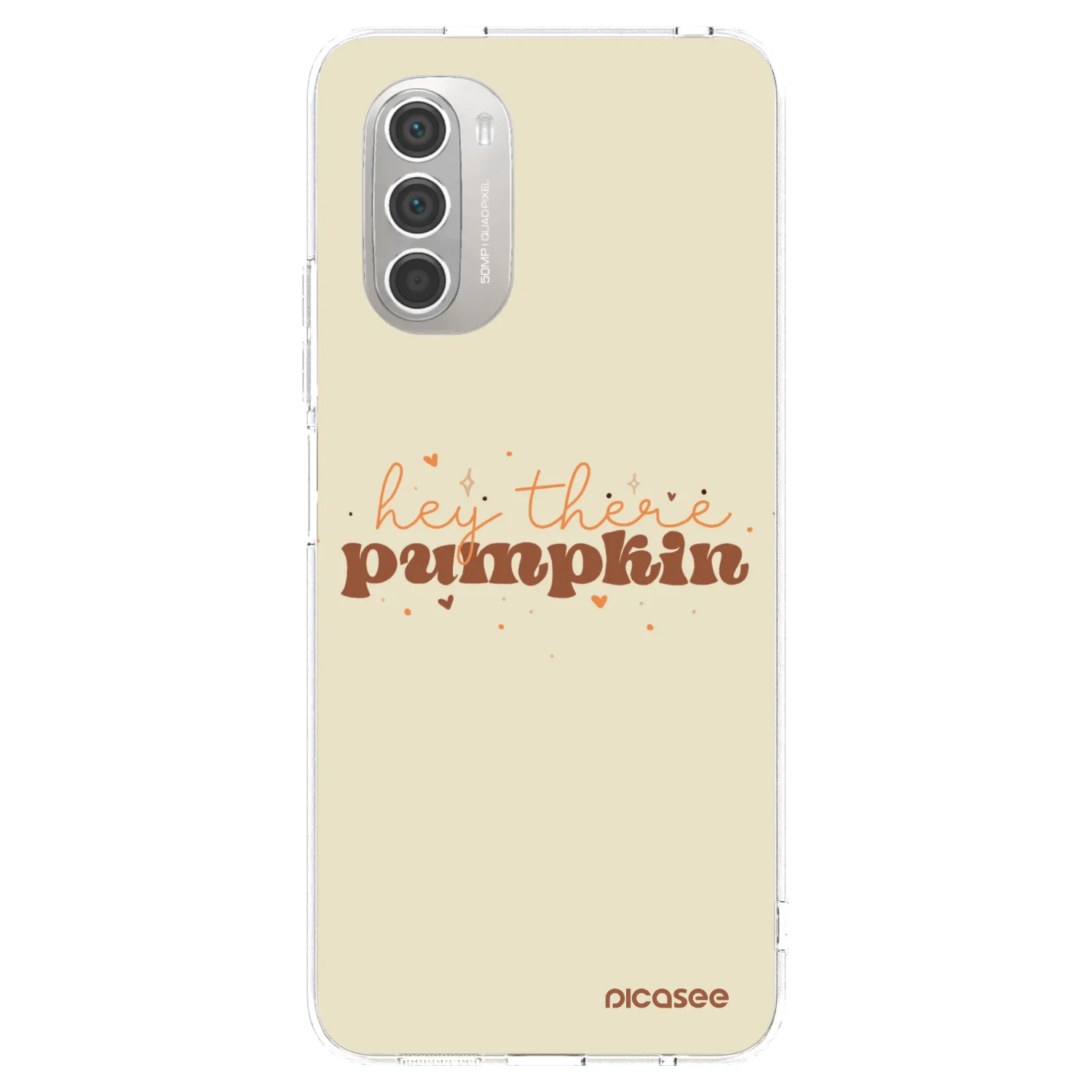 Picasee husă transparentă din silicon pentru Motorola Moto G51 - Hey there pumpkin