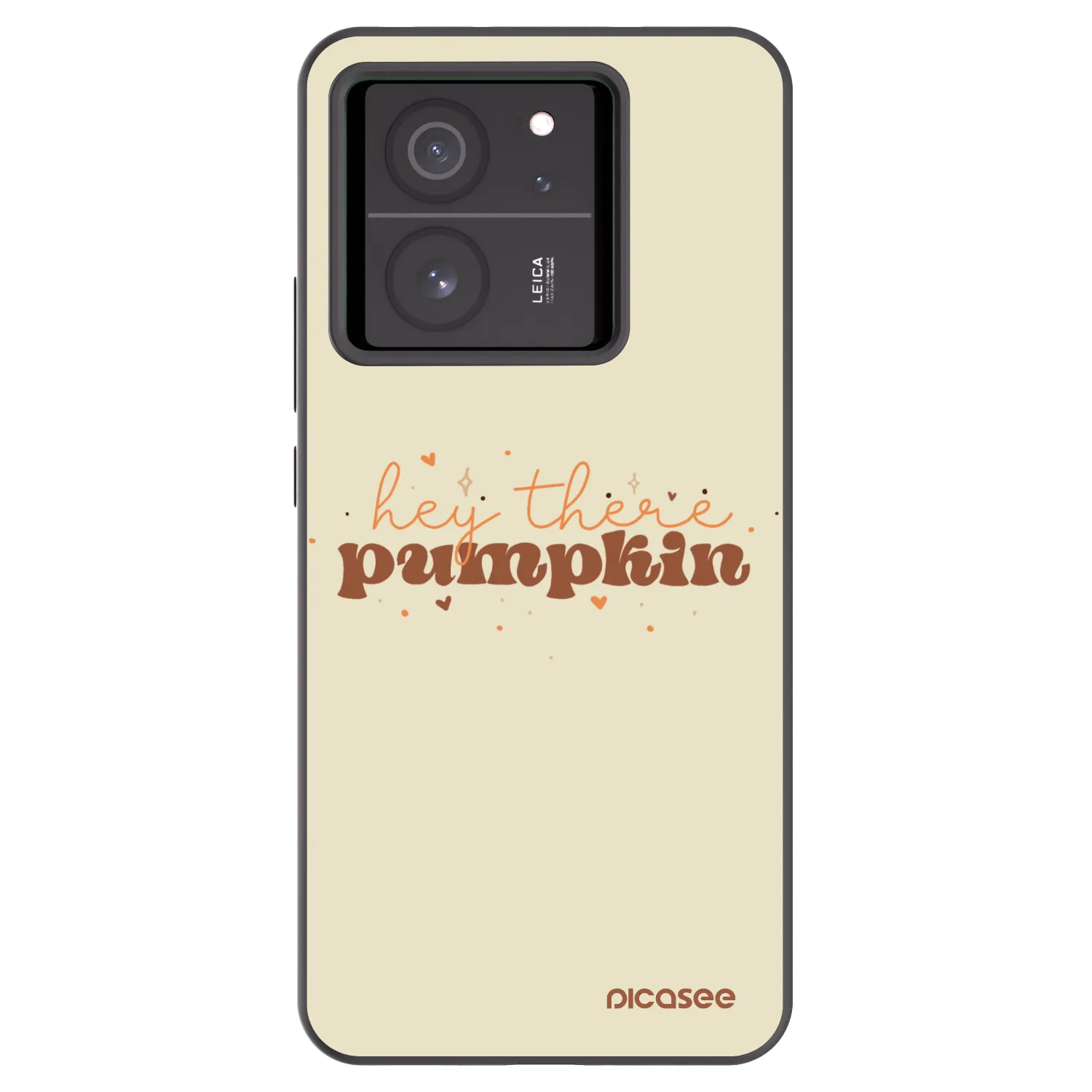 Picasee husă neagră din silicon pentru Xiaomi 13T - Hey there pumpkin