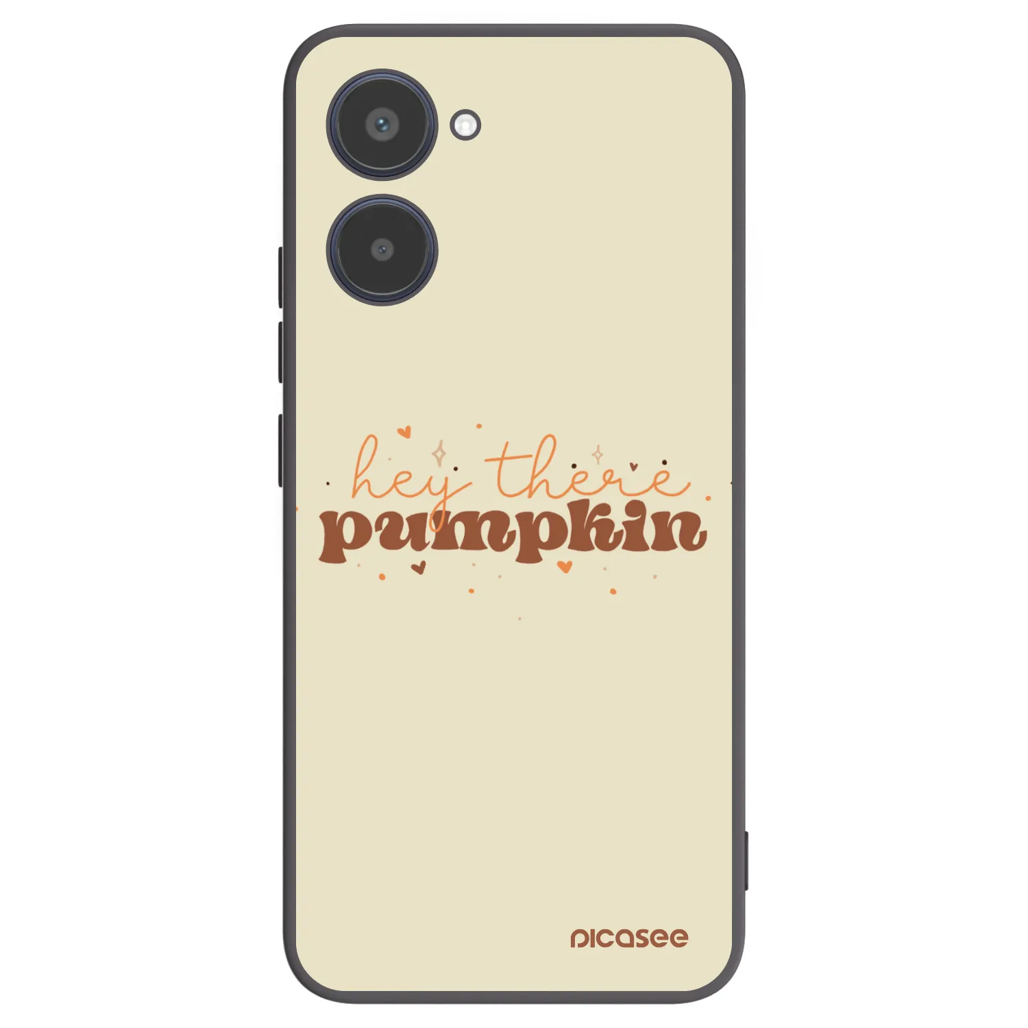 Picasee husă neagră din silicon pentru Realme 10 4G - Hey there pumpkin