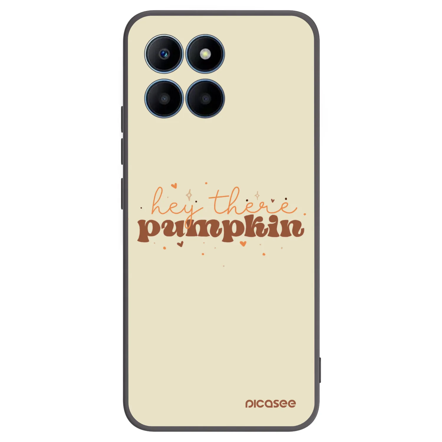 Picasee husă neagră din silicon pentru Honor 70 Lite - Hey there pumpkin