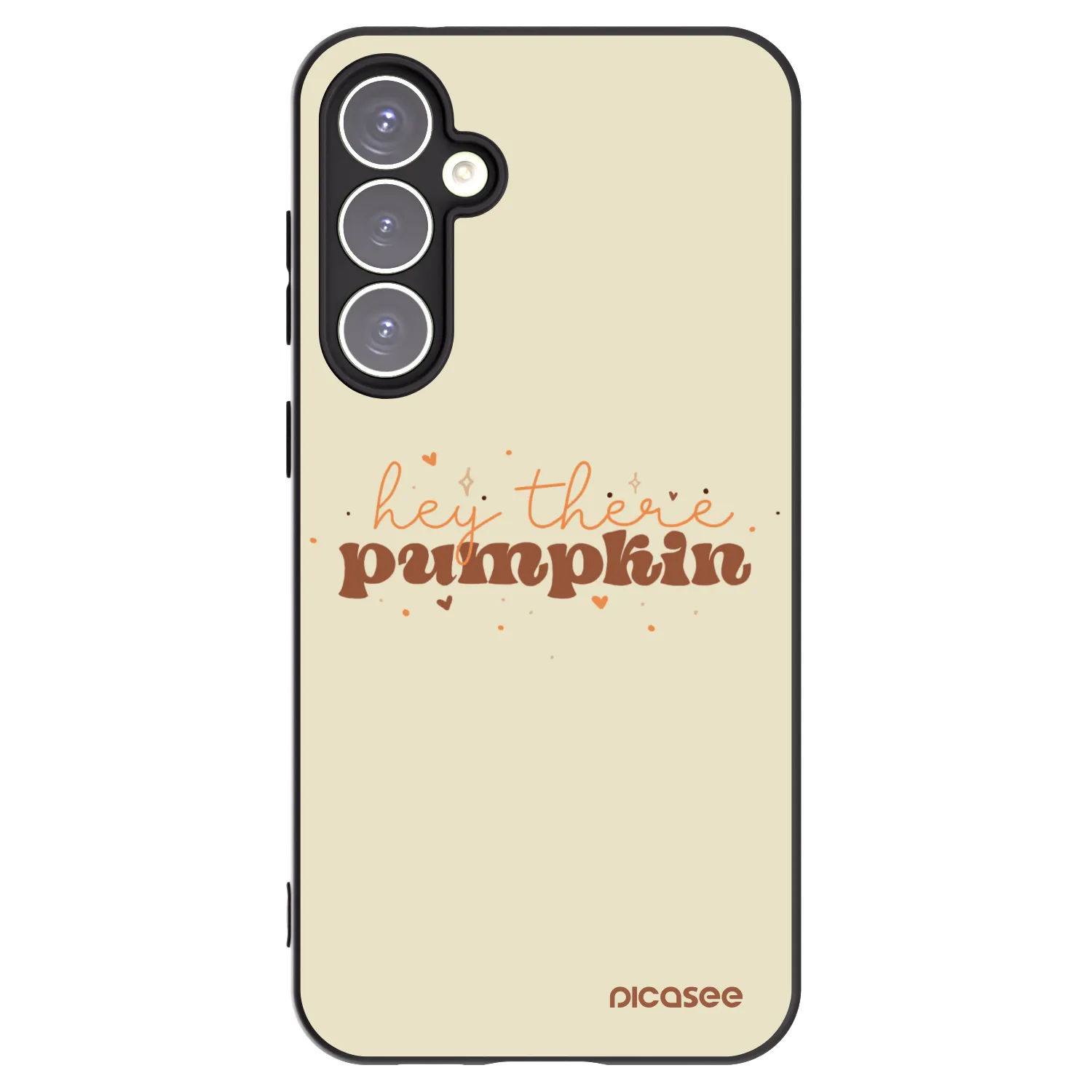 Picasee husă neagră din silicon pentru Samsung Galaxy S23 FE S711B - Hey there pumpkin
