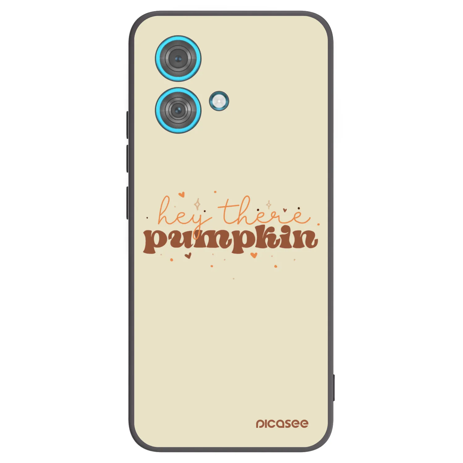 Picasee husă neagră din silicon pentru Motorola Edge 40 Neo - Hey there pumpkin