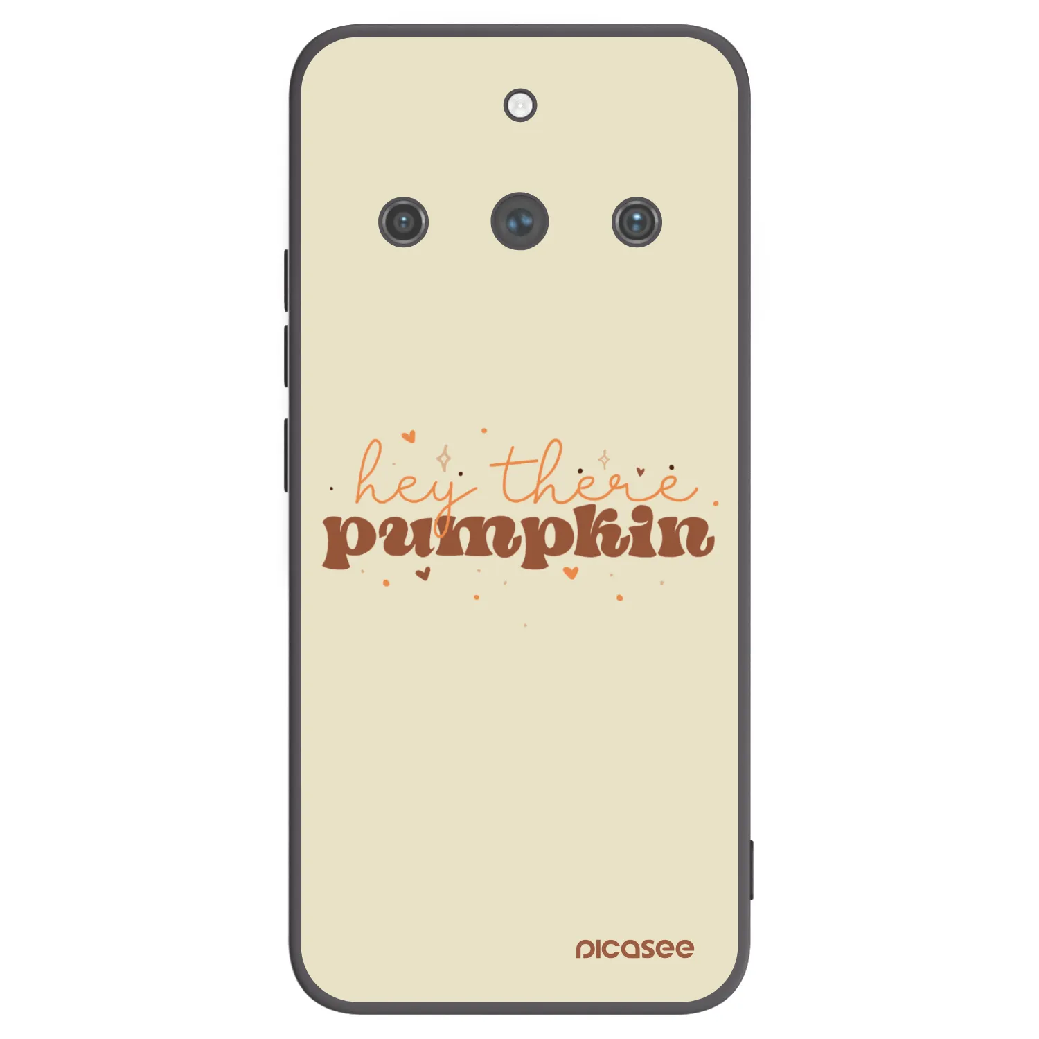 Picasee husă neagră din silicon pentru Realme 11 Pro+ - Hey there pumpkin