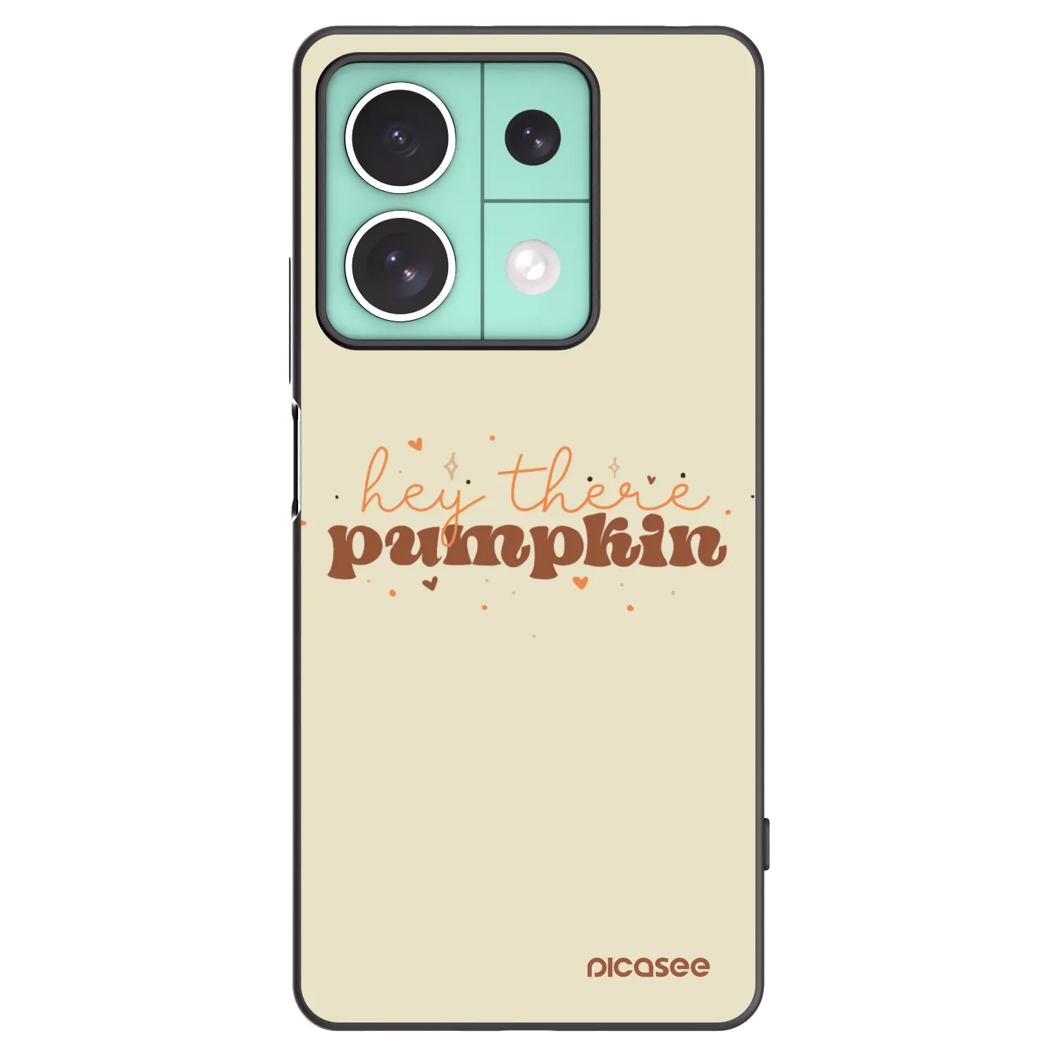 Picasee husă neagră din silicon pentru Xiaomi Redmi Note 13 5G - Hey there pumpkin