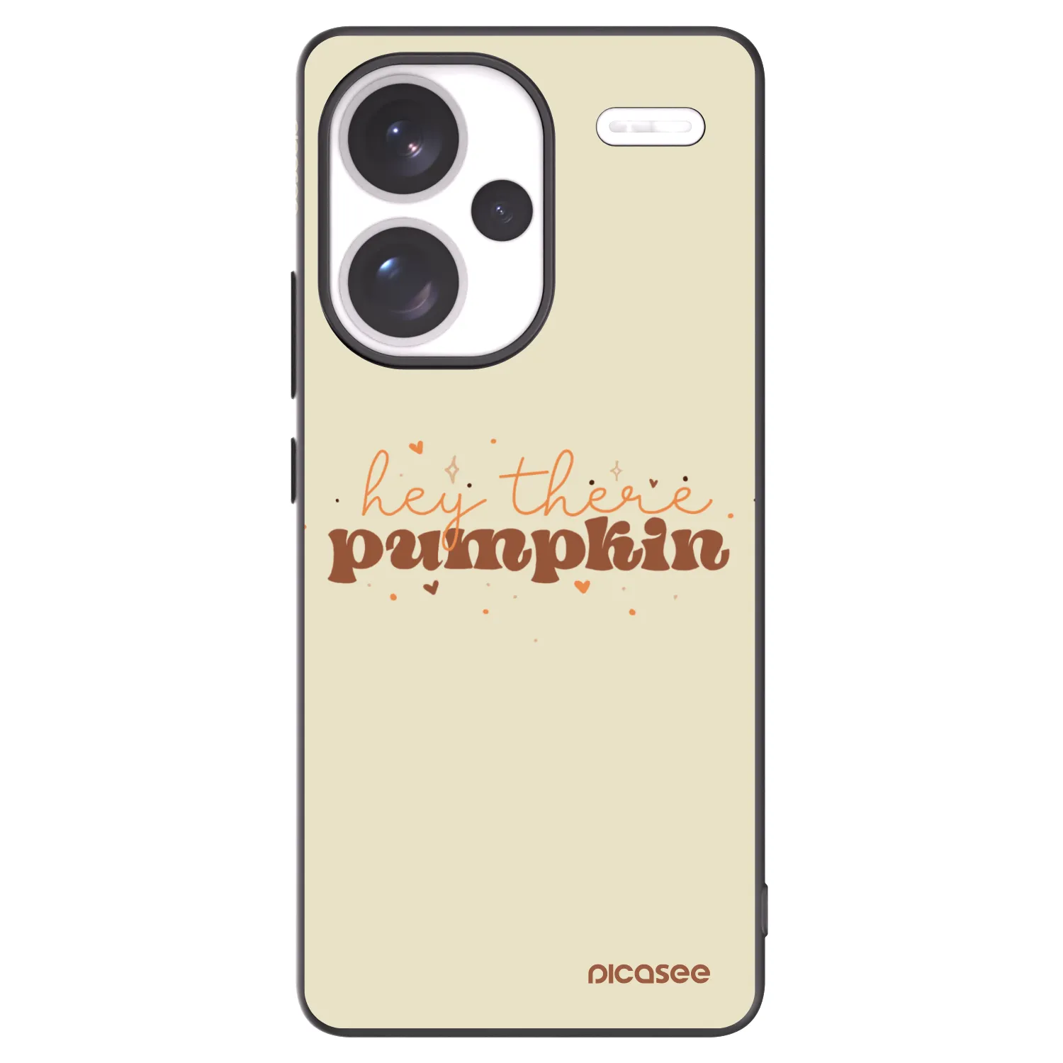 Picasee husă neagră din silicon pentru Xiaomi Redmi Note 13 Pro+ 5G - Hey there pumpkin