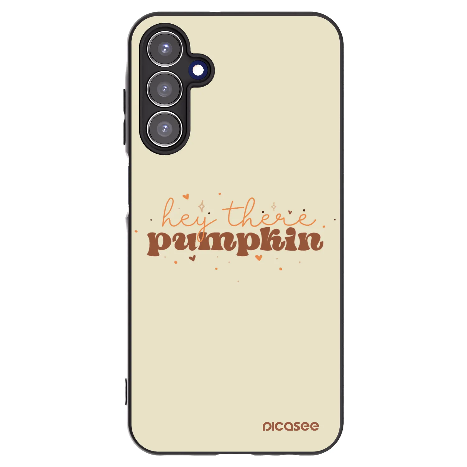 Picasee husă neagră din silicon pentru Samsung Galaxy A15 A156B 5G - Hey there pumpkin