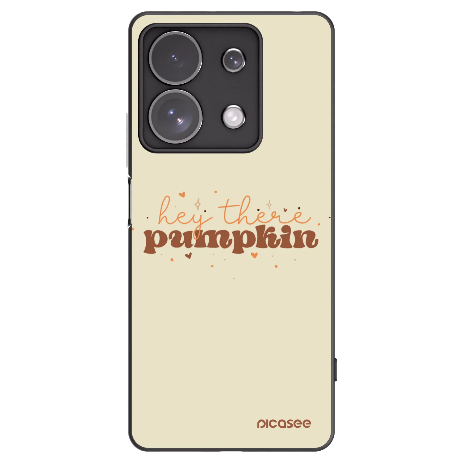 Picasee husă neagră din silicon pentru Xiaomi Redmi Note 13 Pro 4G - Hey there pumpkin