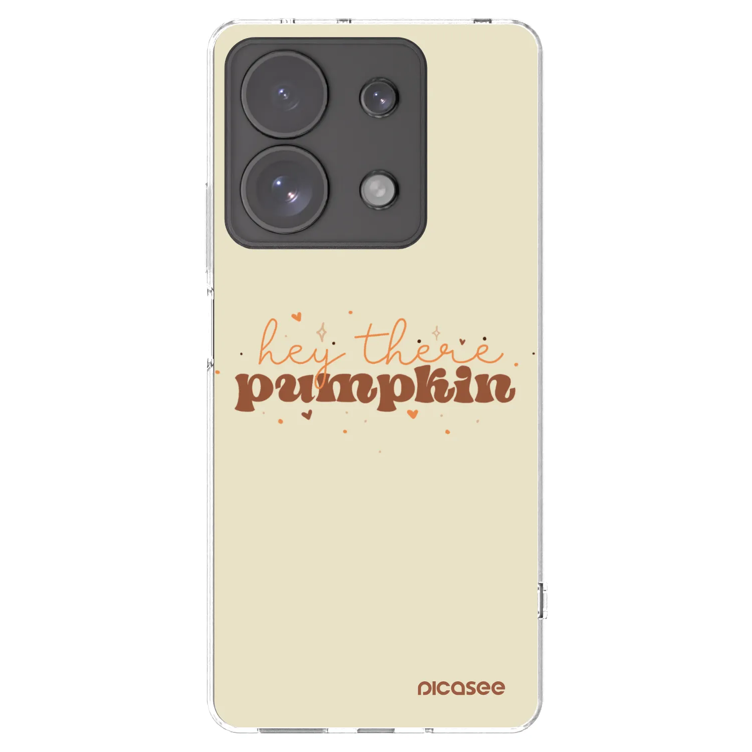 Picasee husă transparentă din silicon pentru Xiaomi Redmi Note 13 Pro 4G - Hey there pumpkin