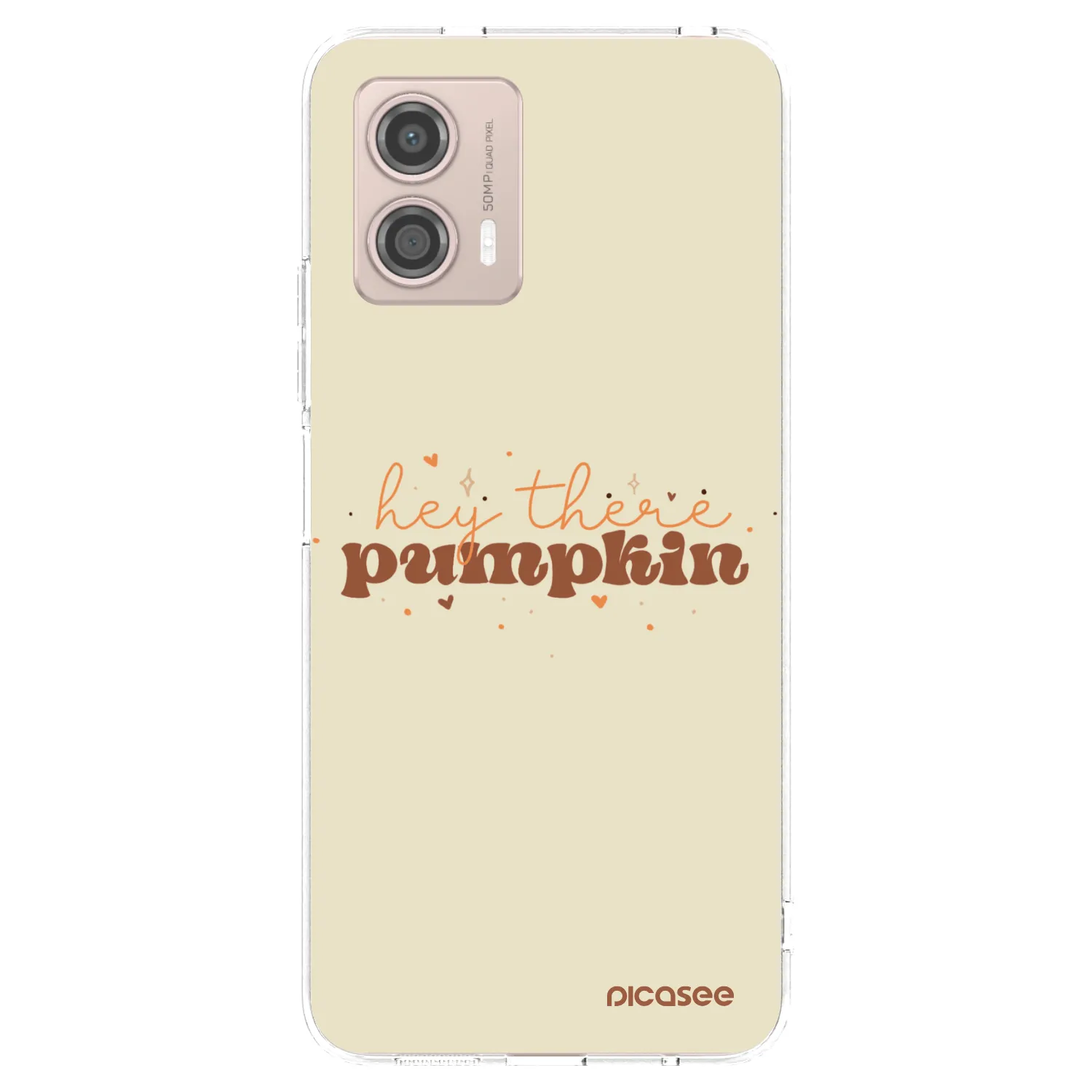 Picasee husă transparentă din silicon pentru Motorola Moto G53 5G - Hey there pumpkin