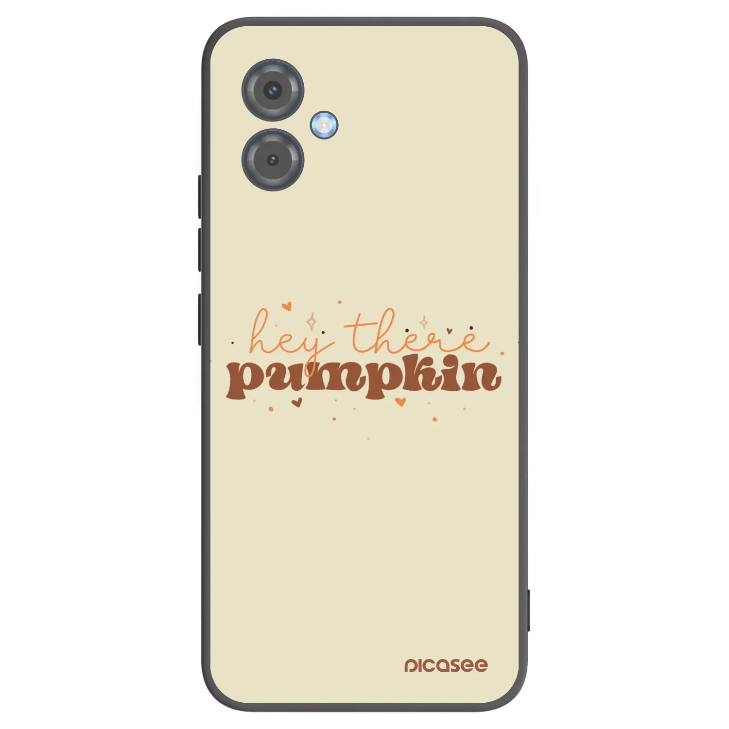 Picasee husă neagră din silicon pentru Motorola Moto G14 - Hey there pumpkin
