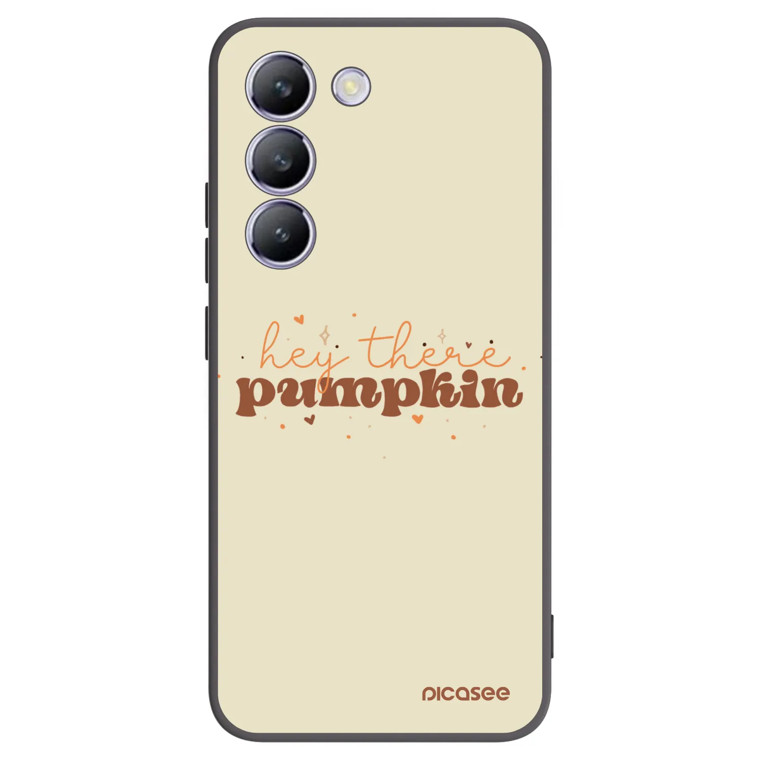 Picasee husă neagră din silicon pentru Vivo V40 SE 5G - Hey there pumpkin