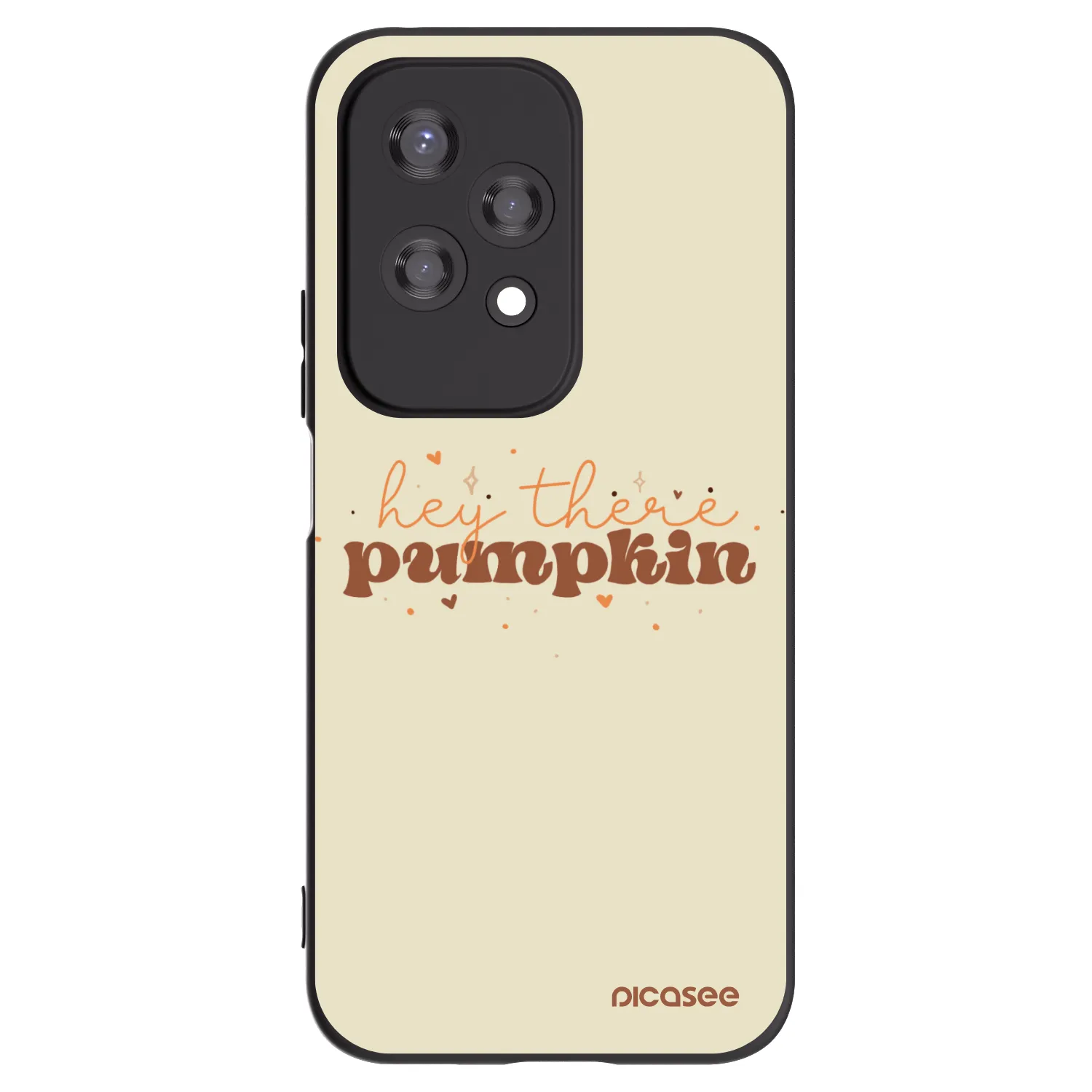 Picasee husă neagră din silicon pentru Honor 200 Lite - Hey there pumpkin