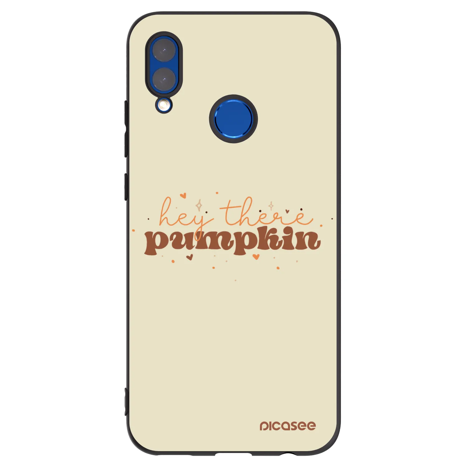 Picasee husă neagră din silicon pentru Honor 10 Lite - Hey there pumpkin