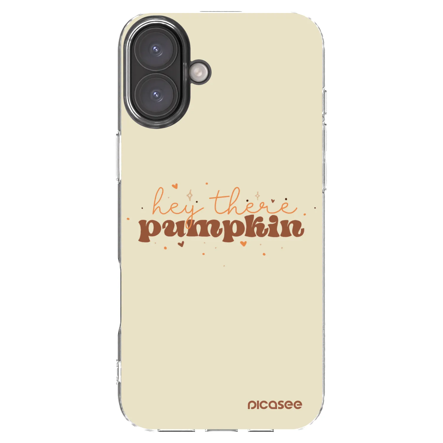 Picasee husă transparentă din silicon pentru Apple iPhone 16 Plus - Hey there pumpkin
