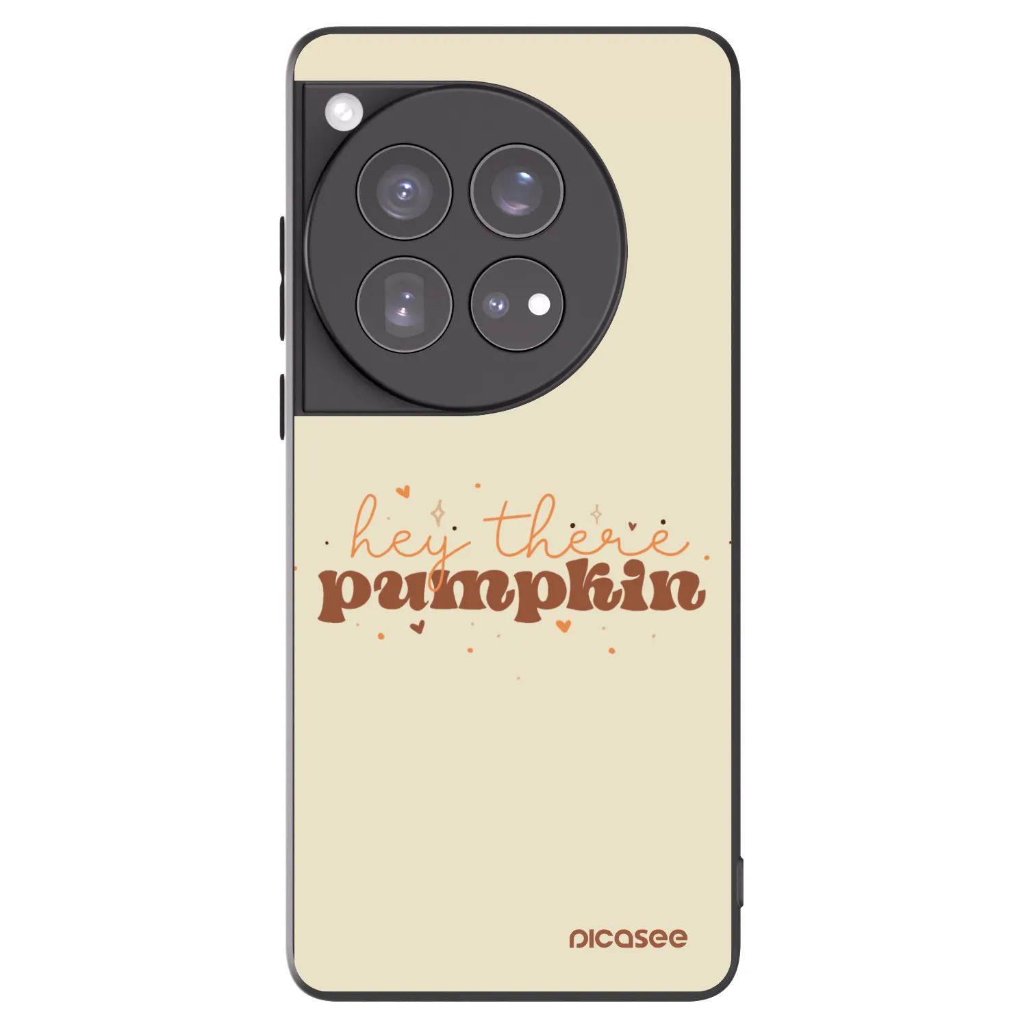 Picasee husă neagră din silicon pentru OnePlus 12 5G - Hey there pumpkin