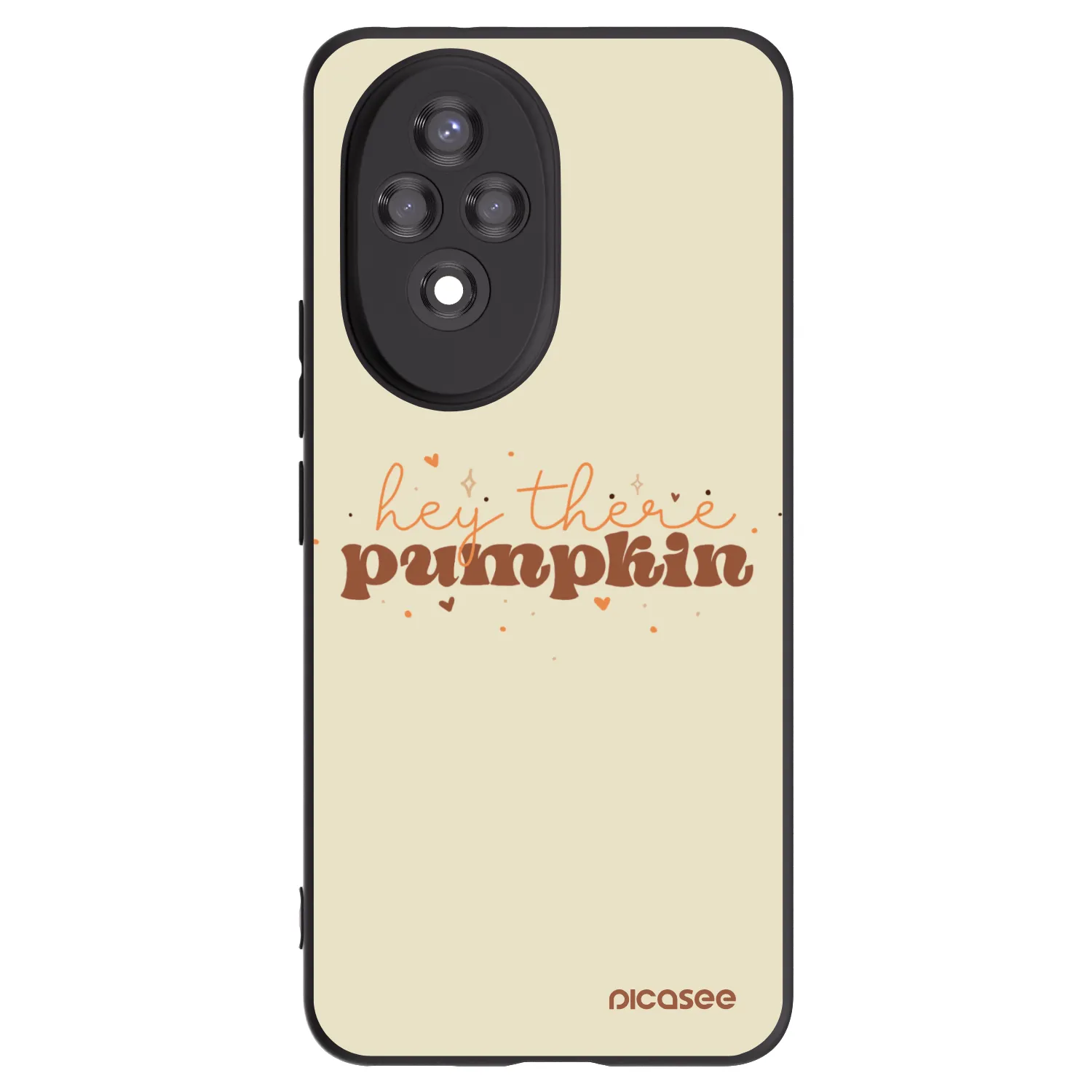 Picasee husă neagră din silicon pentru Honor 200 Pro 5G - Hey there pumpkin