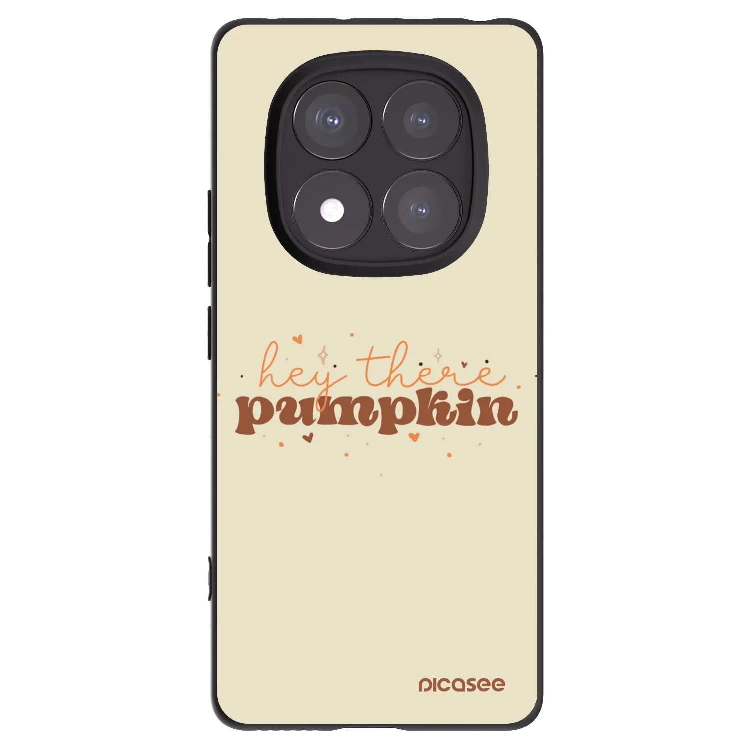 Picasee husă neagră din silicon pentru Xiaomi Redmi Note 14 Pro+ 5G - Hey there pumpkin
