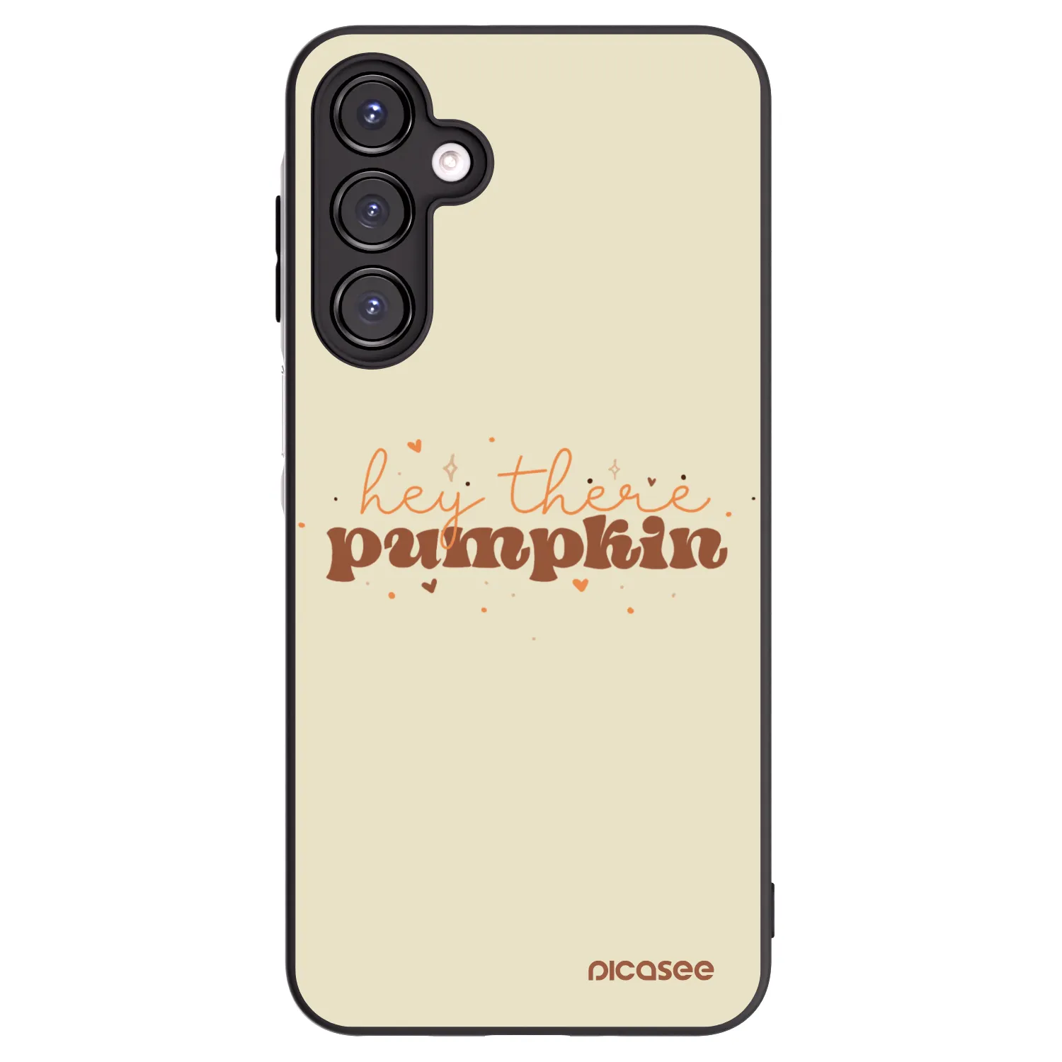 Picasee husă neagră din silicon pentru Samsung Galaxy A16 5G - Hey there pumpkin