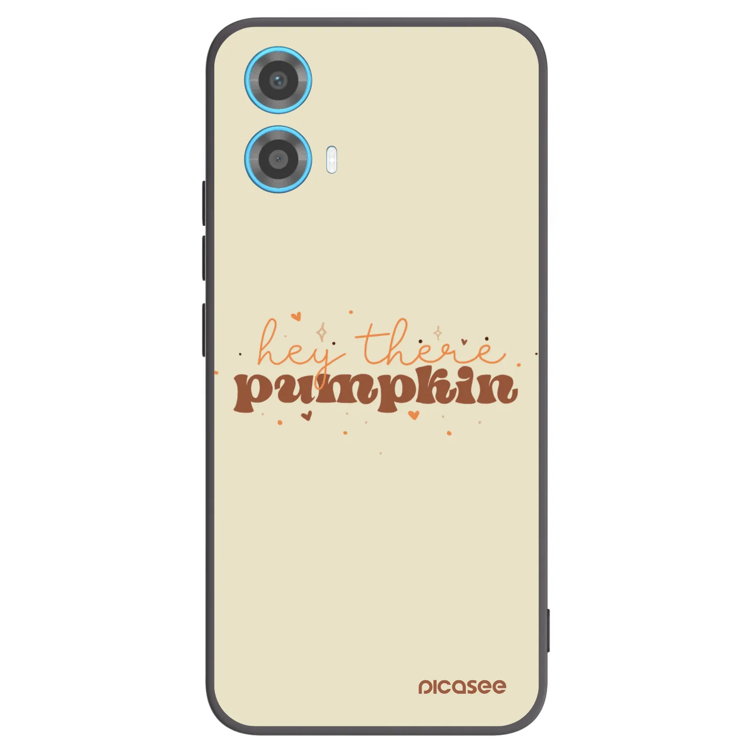 Picasee husă neagră din silicon pentru Motorola Moto G34 5G - Hey there pumpkin