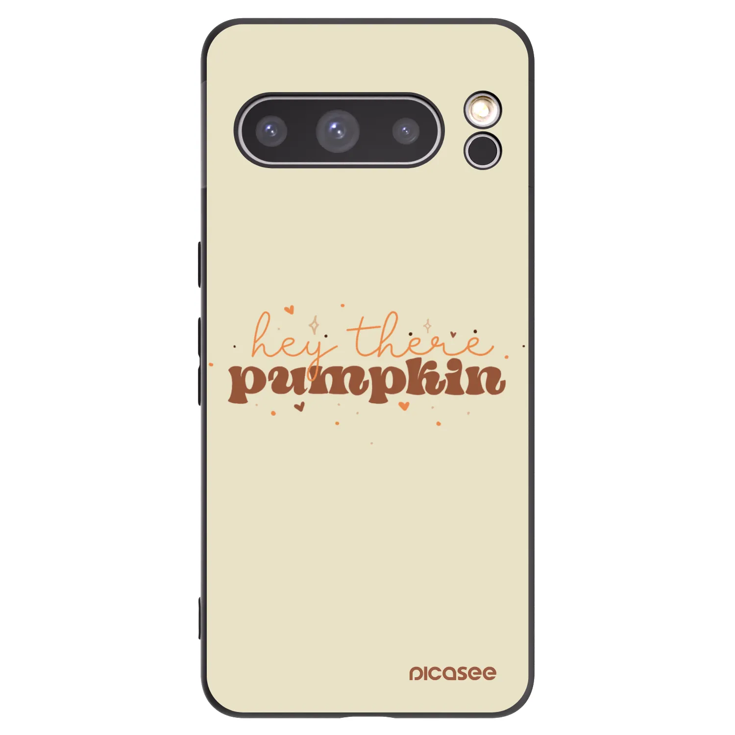 Picasee husă neagră din silicon pentru Google Pixel 8 Pro - Hey there pumpkin