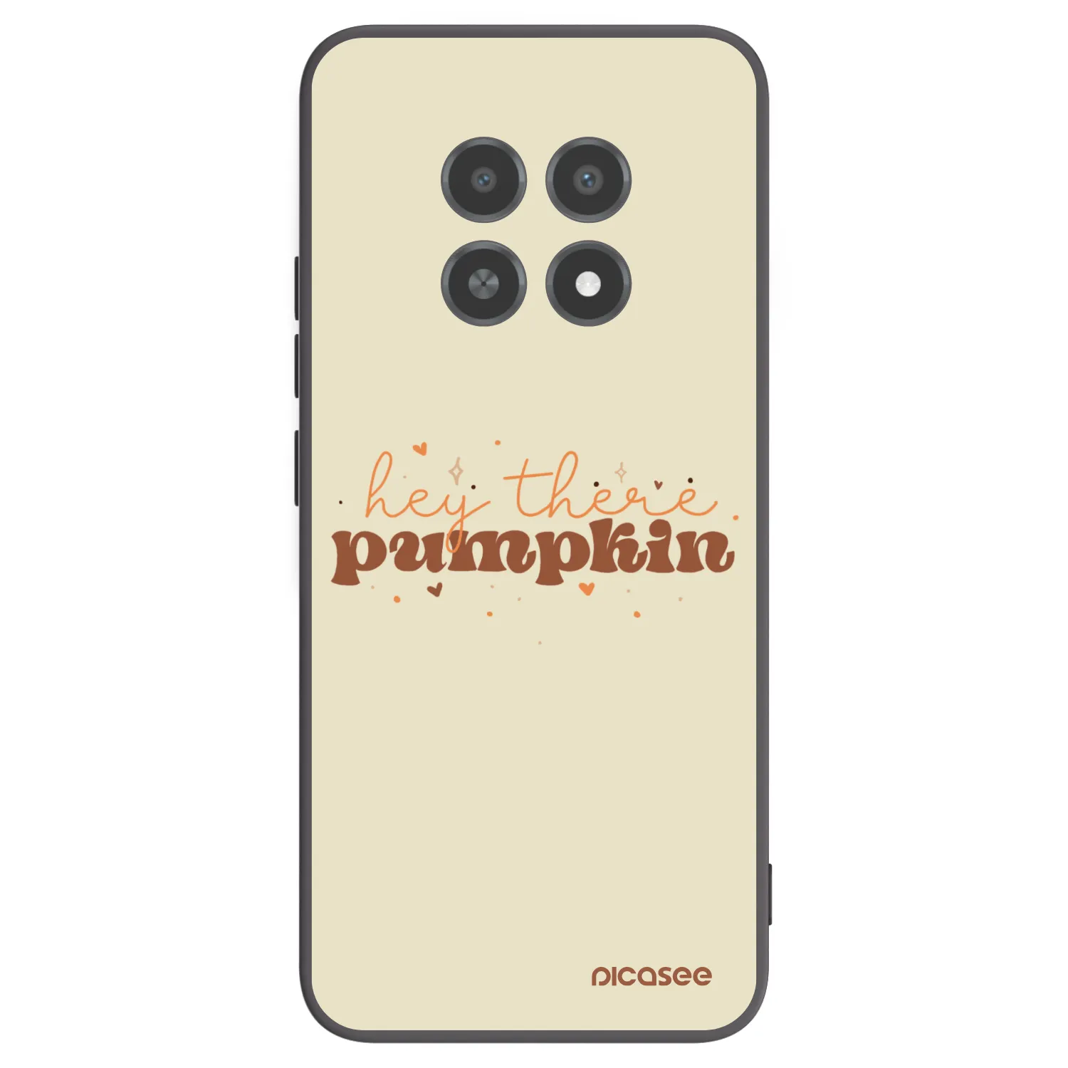 Picasee husă neagră din silicon pentru Realme 12X - Hey there pumpkin