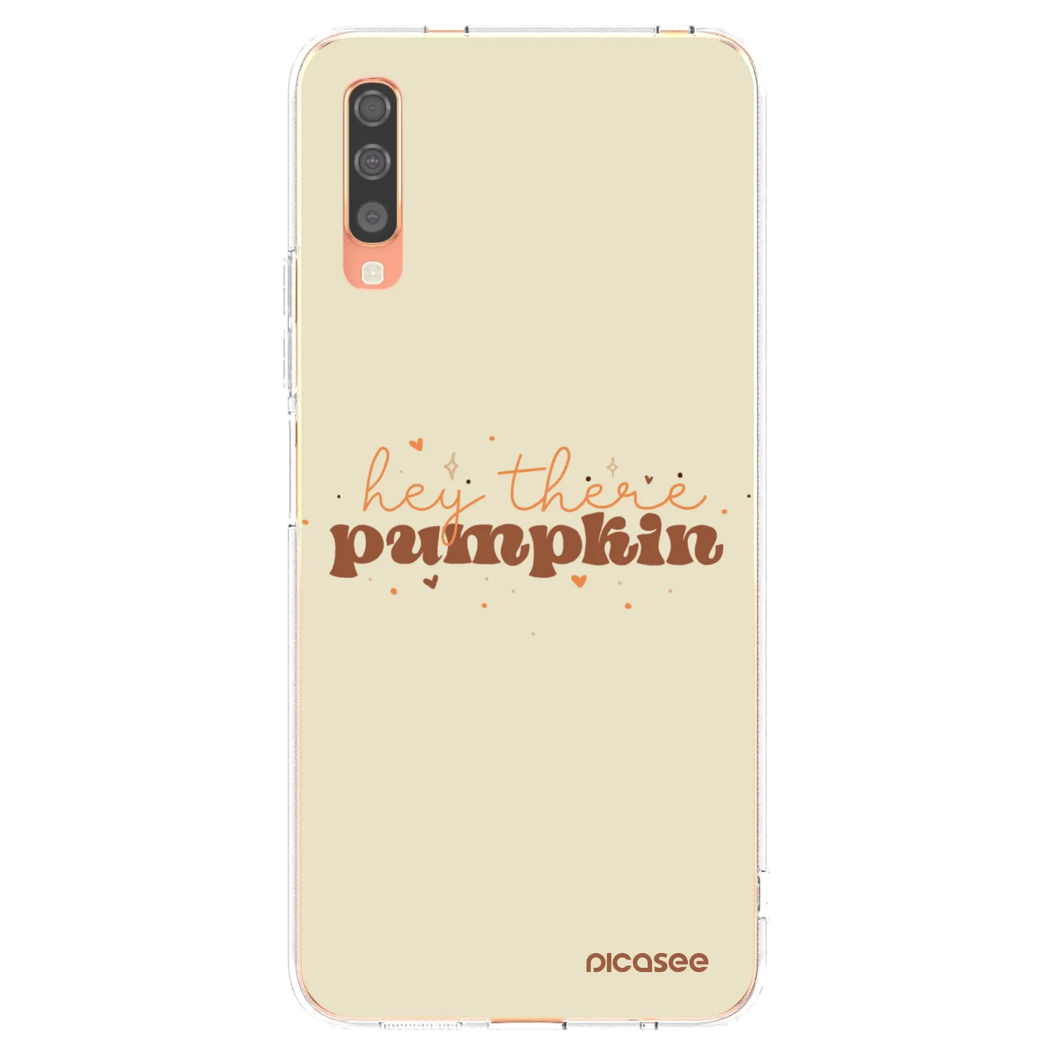 Picasee husă transparentă din silicon pentru Samsung Galaxy A70 A705F - Hey there pumpkin