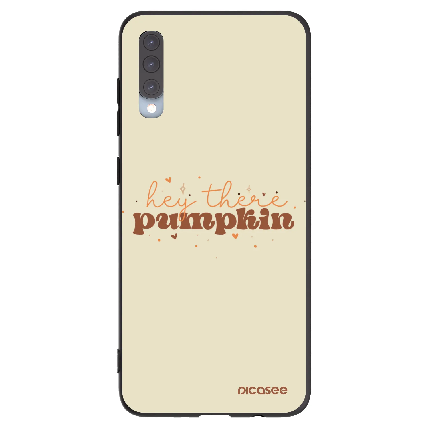 Picasee husă neagră din silicon pentru Samsung Galaxy A70 A705F - Hey there pumpkin