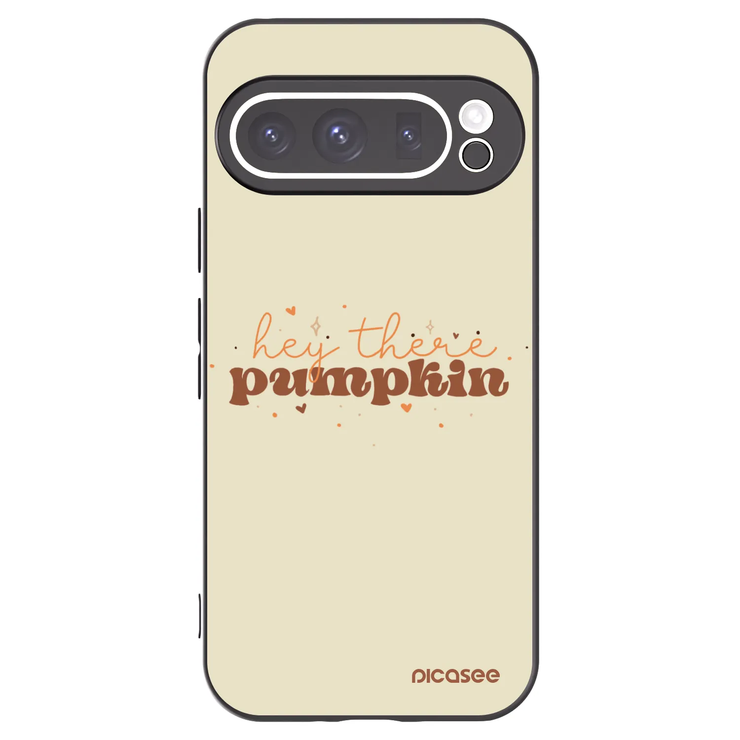 Picasee husă neagră din silicon pentru Google Pixel 9 Pro XL - Hey there pumpkin