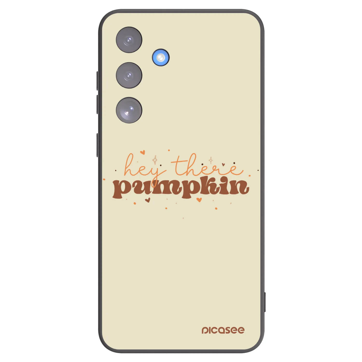 Picasee husă neagră din silicon pentru Samsung Galaxy S25 FE 5G - Hey there pumpkin