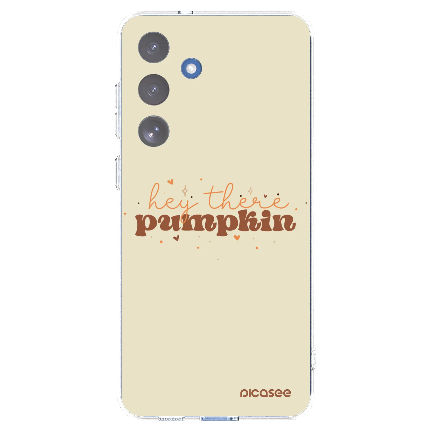 Picasee husă transparentă din silicon pentru Samsung Galaxy S25 FE 5G - Hey there pumpkin