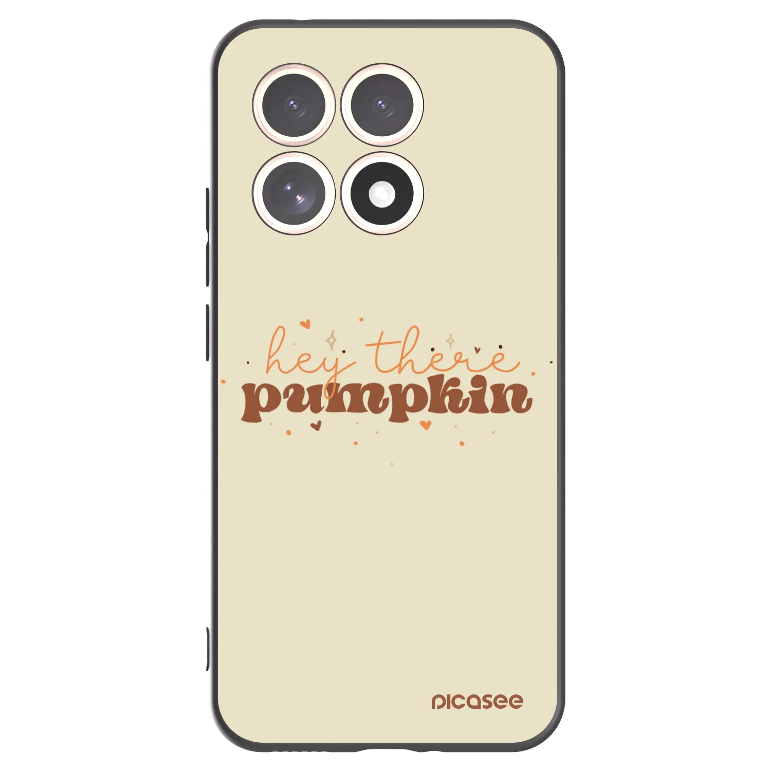 Picasee husă neagră din silicon pentru Xiaomi 15T - Hey there pumpkin