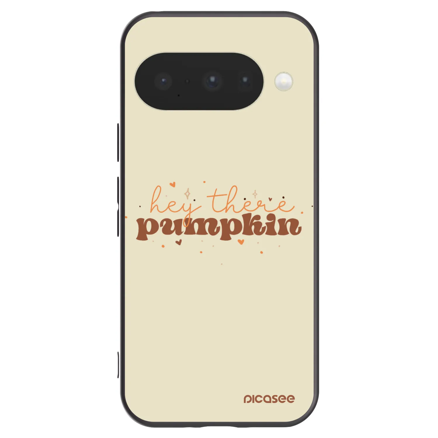 Picasee husă neagră din silicon pentru Google Pixel 10 - Hey there pumpkin