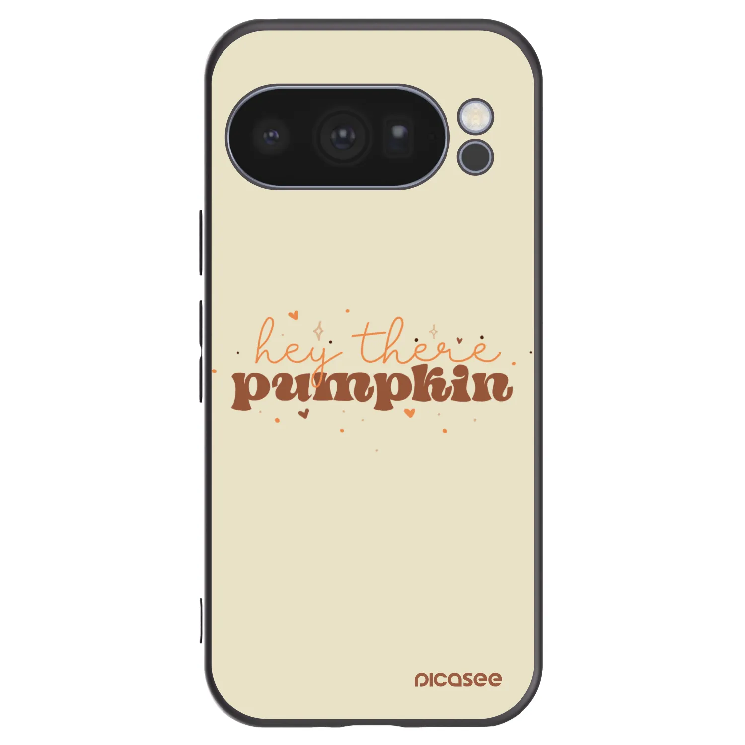 Picasee husă neagră din silicon pentru Google Pixel 10 Pro - Hey there pumpkin