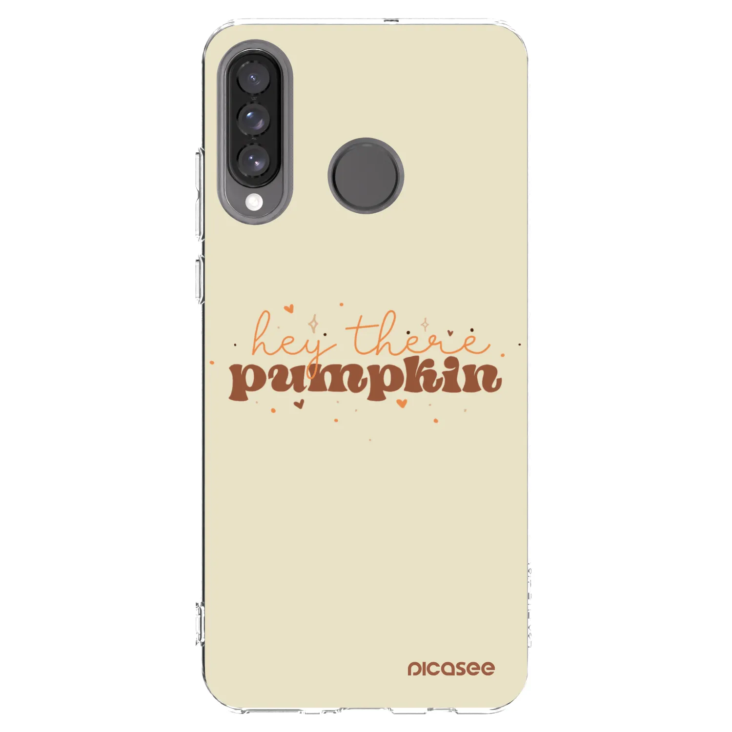 Picasee husă transparentă din silicon pentru Huawei P30 Lite - Hey there pumpkin