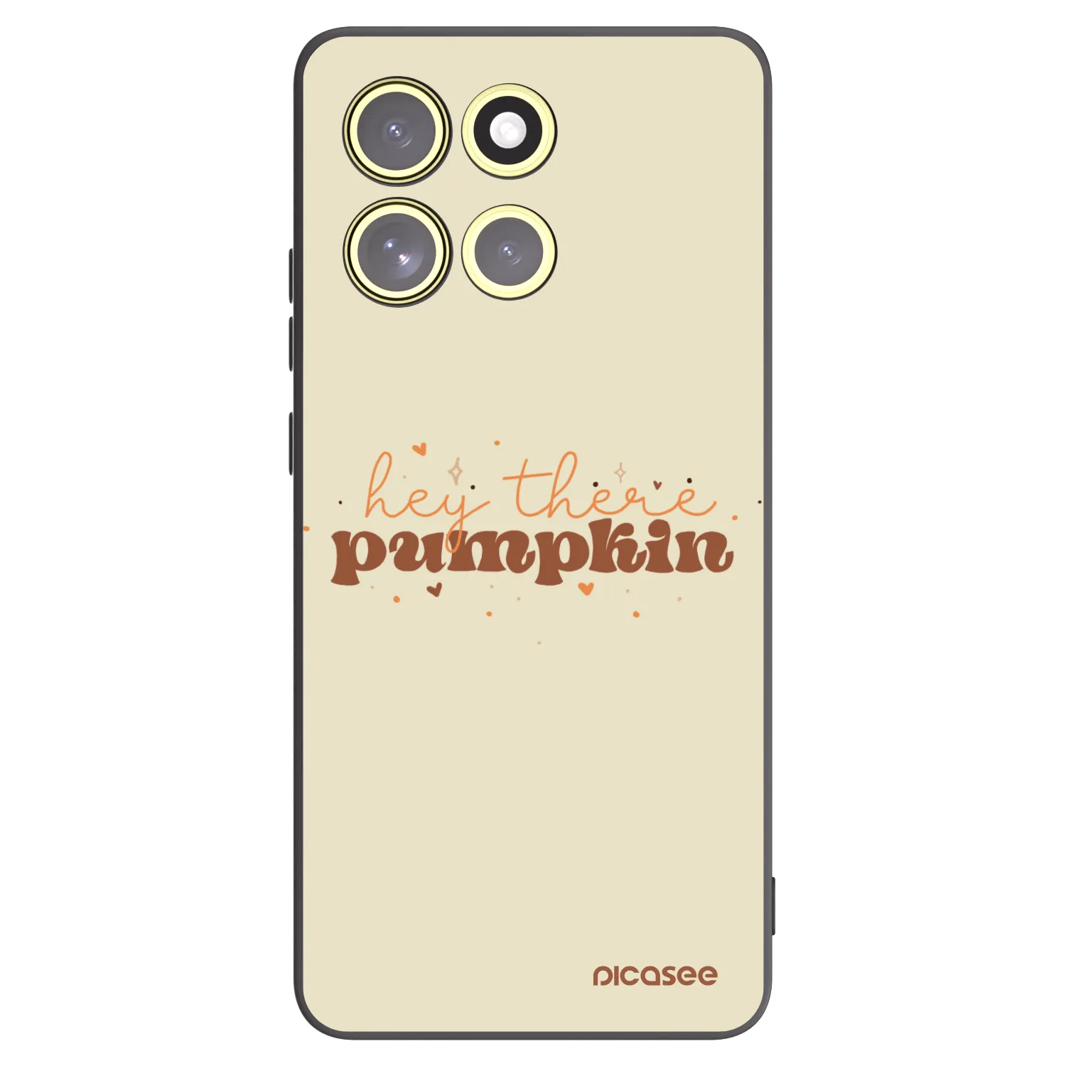 Picasee husă neagră din silicon pentru Motorola Moto G86 Power 5G - Hey there pumpkin