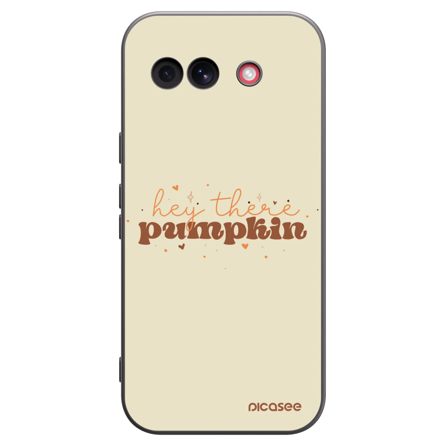 Picasee husă neagră din silicon pentru Google Pixel 10a - Hey there pumpkin