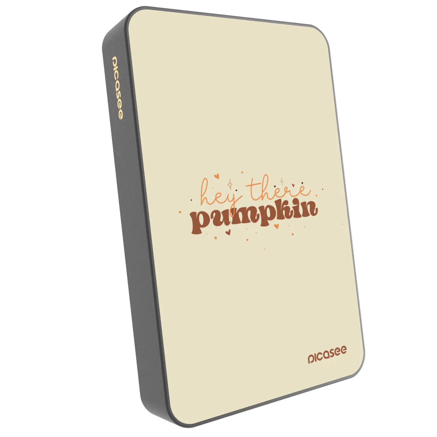 Picasee Powerbank cu MagSafe 10 000 mAh Gri - Hey there pumpkin
