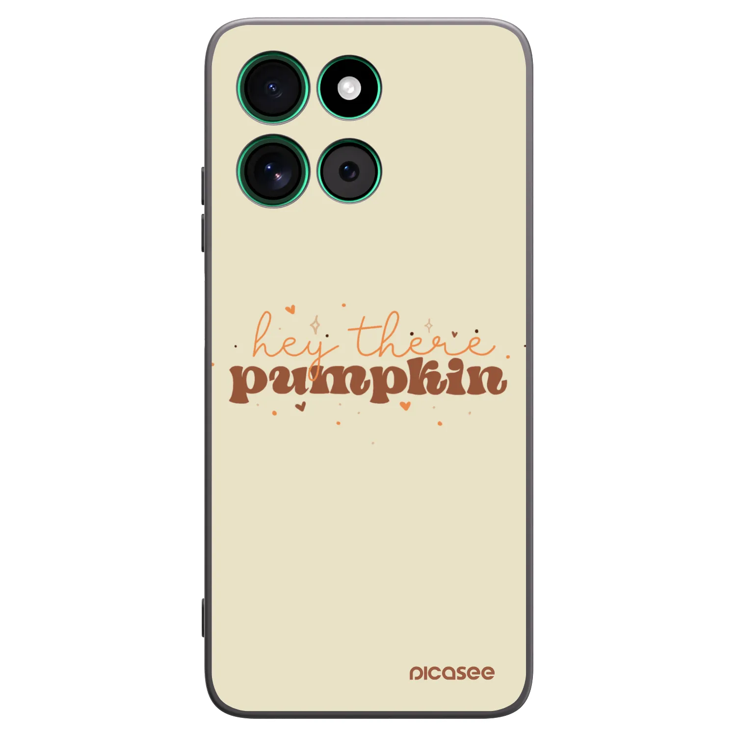 Picasee husă neagră din silicon pentru Motorola Moto G57 Power - Hey there pumpkin