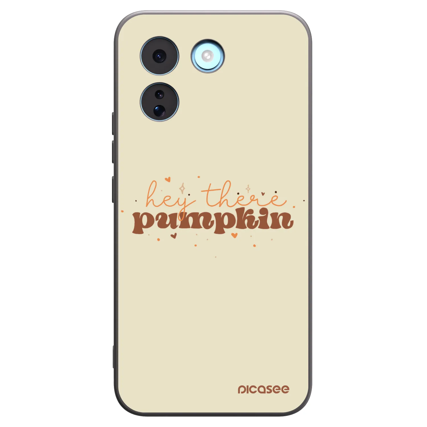 Picasee husă neagră din silicon pentru Xiaomi Redmi Note 17 Pro MAX 5G - Hey there pumpkin