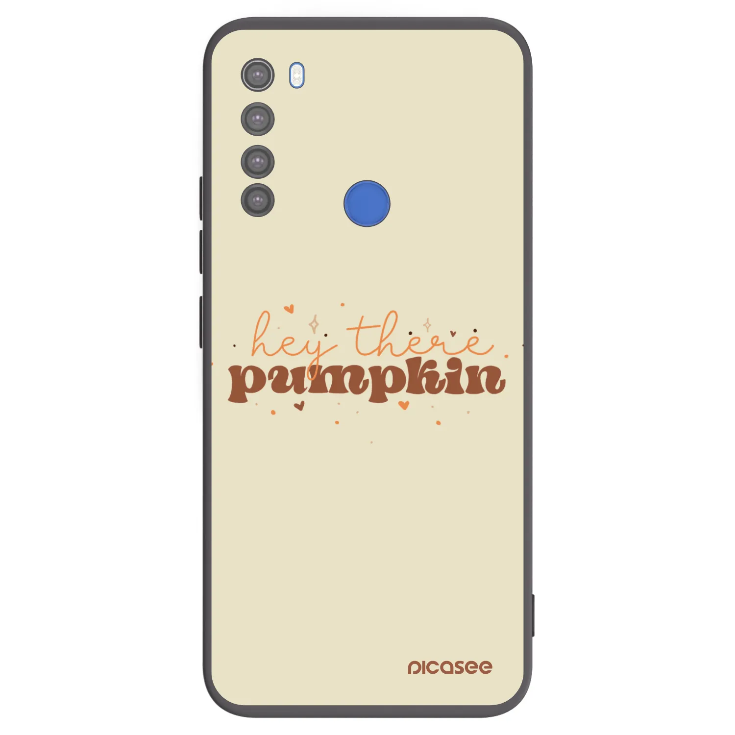 Picasee husă neagră din silicon pentru Xiaomi Redmi Note 8T - Hey there pumpkin