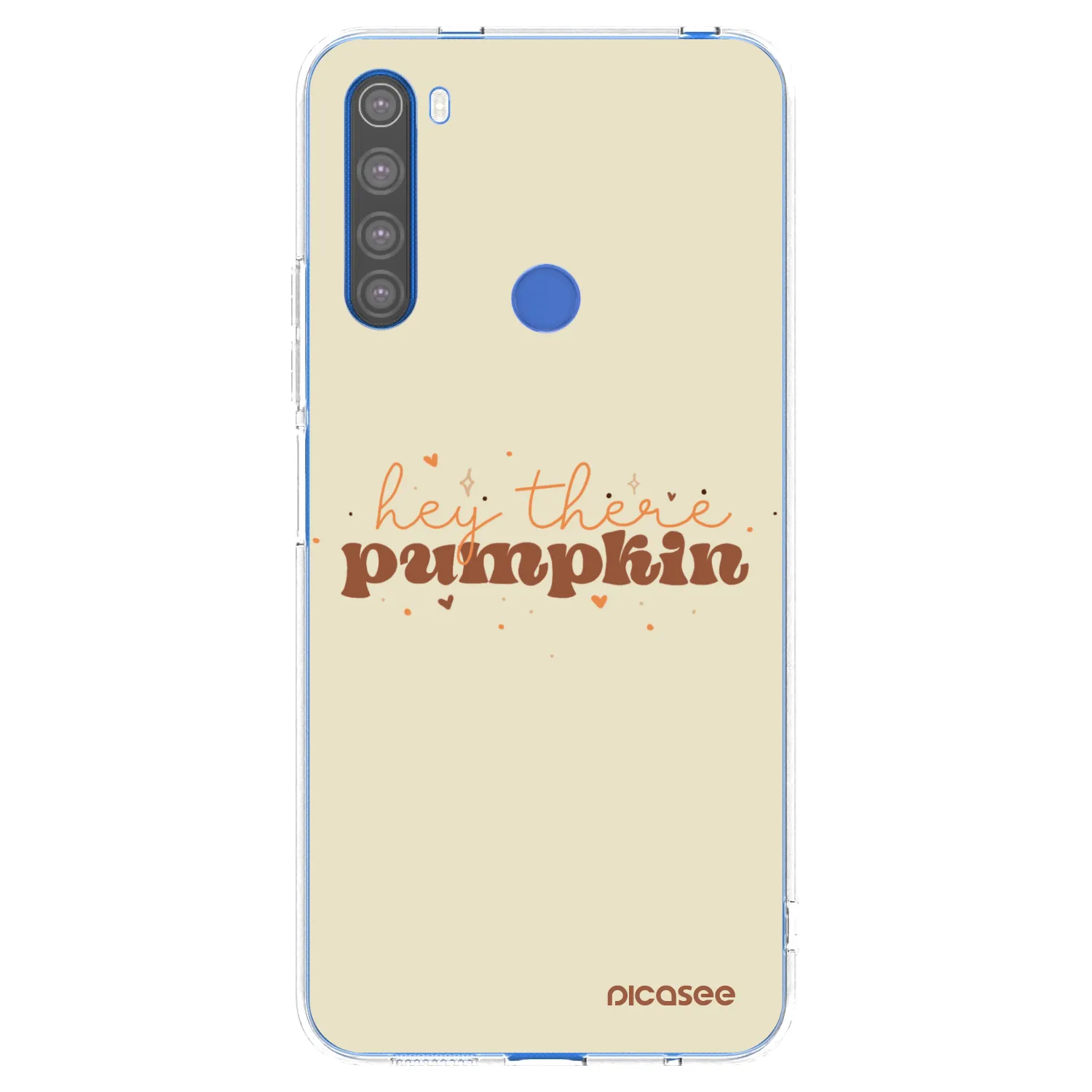Picasee husă transparentă din silicon pentru Xiaomi Redmi Note 8T - Hey there pumpkin