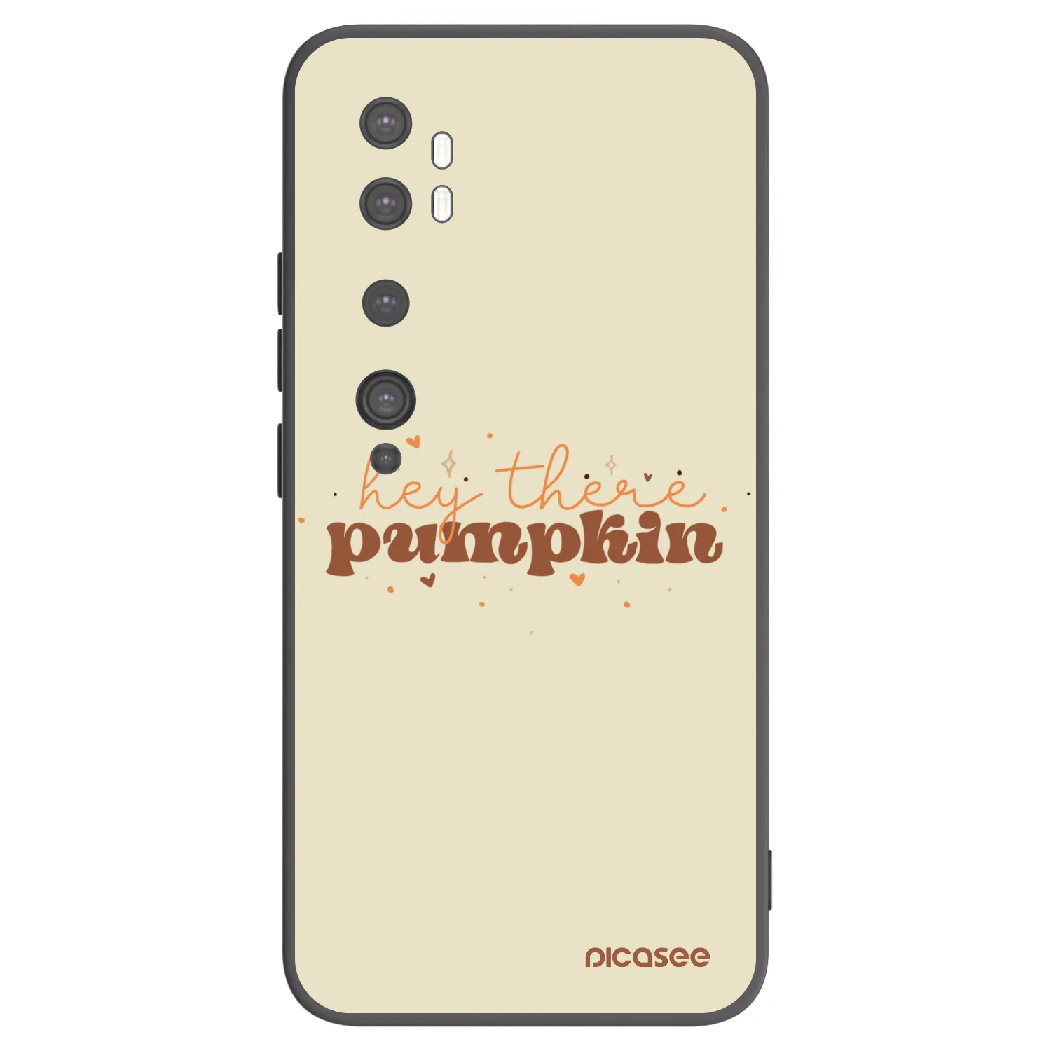 Picasee husă neagră din silicon pentru Xiaomi Mi Note 10 (Pro) - Hey there pumpkin