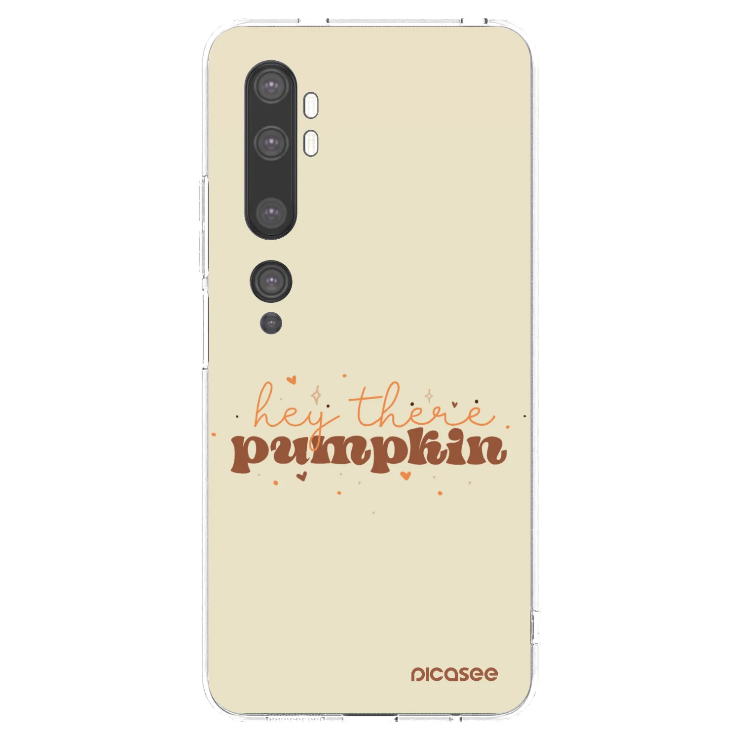 Picasee husă transparentă din silicon pentru Xiaomi Mi Note 10 (Pro) - Hey there pumpkin