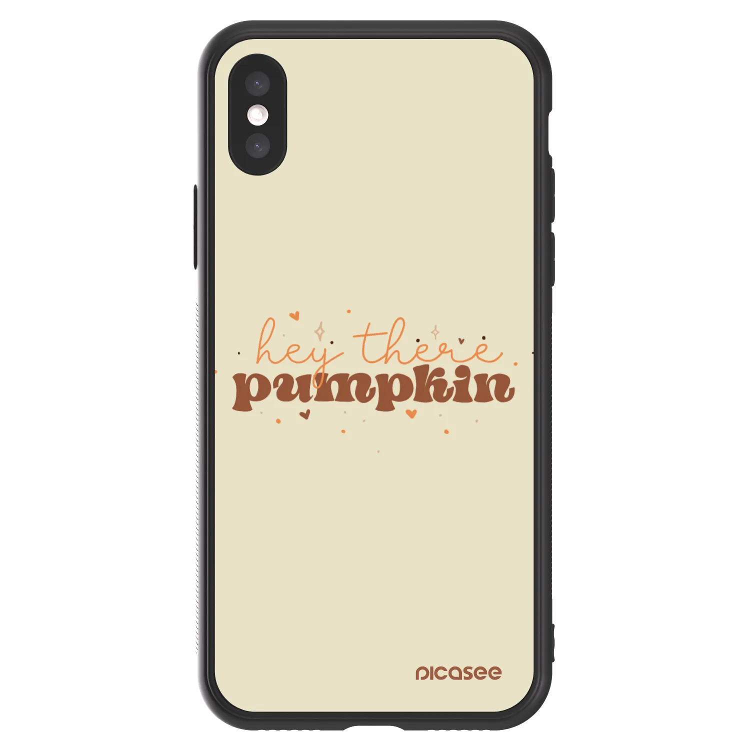 Picasee ULTIMATE CASE pentru Apple iPhone X/XS - Hey there pumpkin