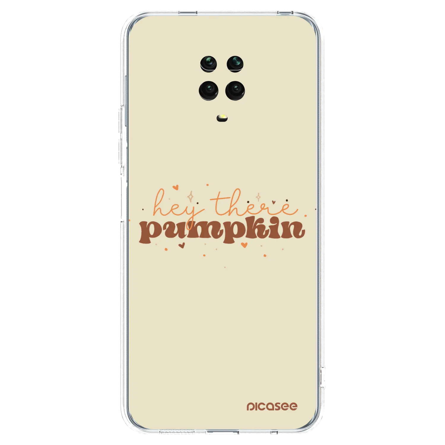 Picasee husă transparentă din silicon pentru Xiaomi Redmi Note 9S - Hey there pumpkin